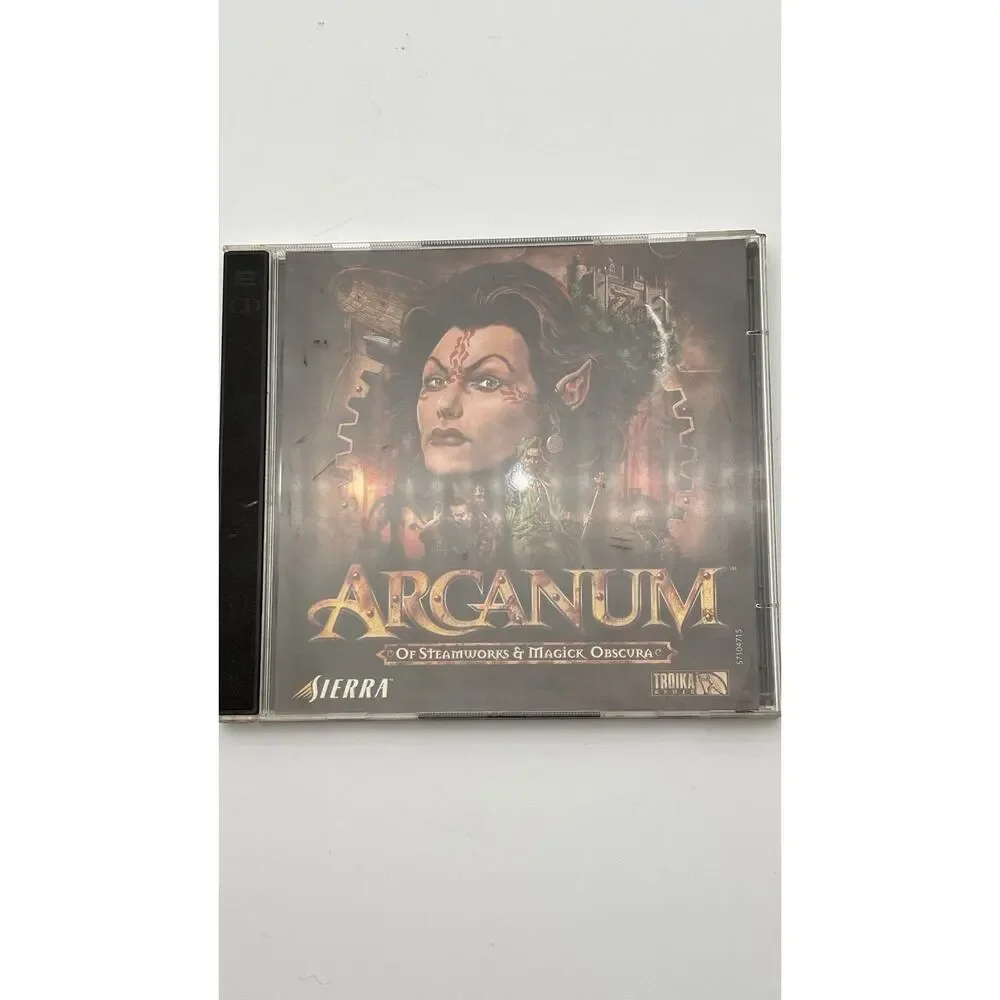 Arcanum of Steamworks & Magick Obscura Sierra Windows 95 / 98 PC CD-ROM Game VG